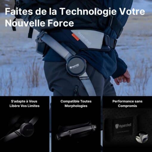 Hypershell Pro X - Exosquelette 800W | Moteur IA Motion Engine Complet, Aide à la Marche Intelligente – Image 4