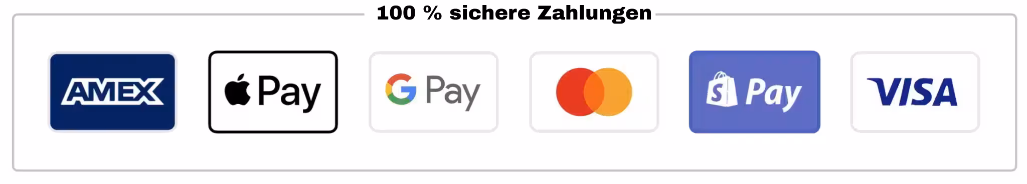 100% sichere Zahlungen